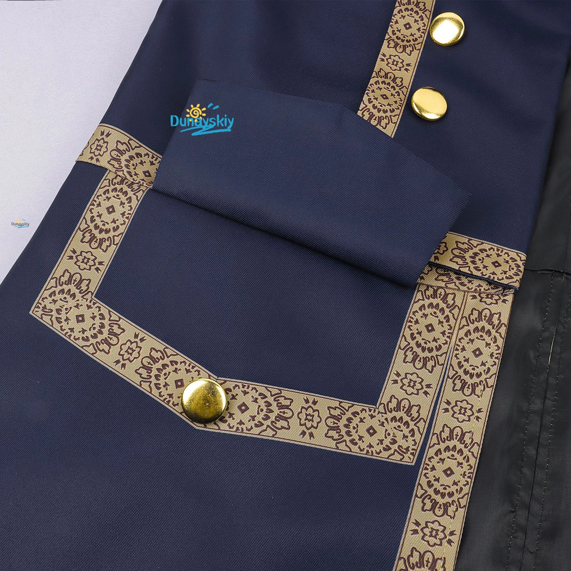 Men's Colonial Military Uniform Tailcoat Gothic Steampunk Regency Victorian Jacket Alexander Hamilton Cosplay Costume view 6