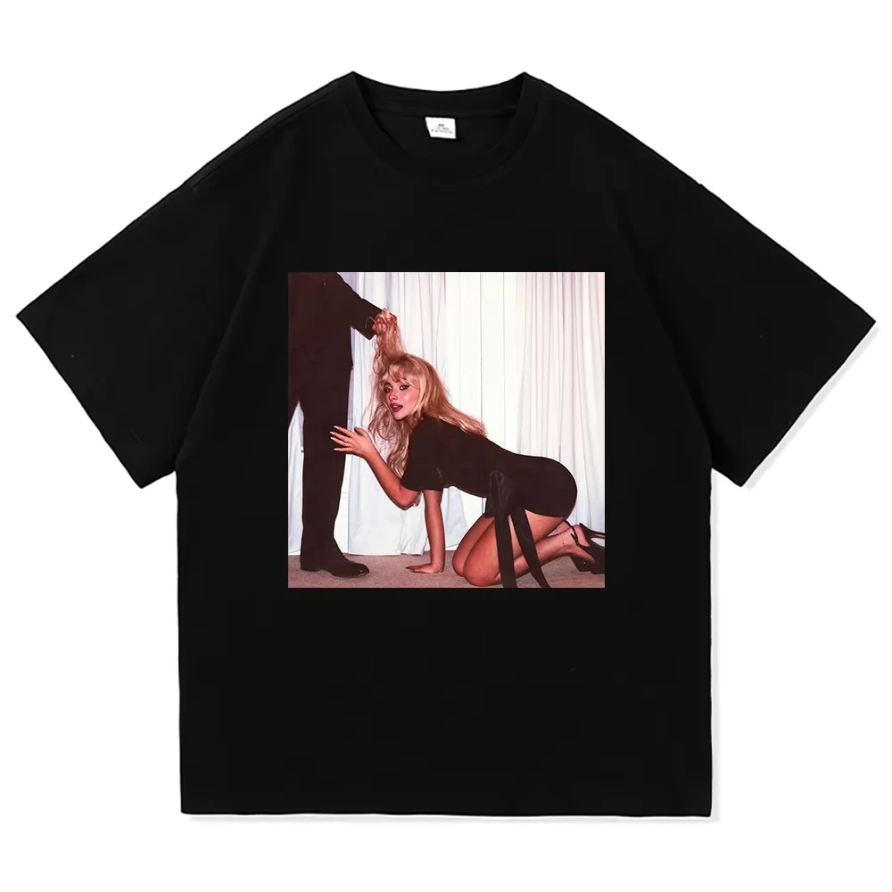 Camisetas gráficas de Sabrina Carpenter Man's Best Friend, camiseta de manga corta de Hip Hop a la moda para hombres y mujeres, camisetas holgadas informales de verano