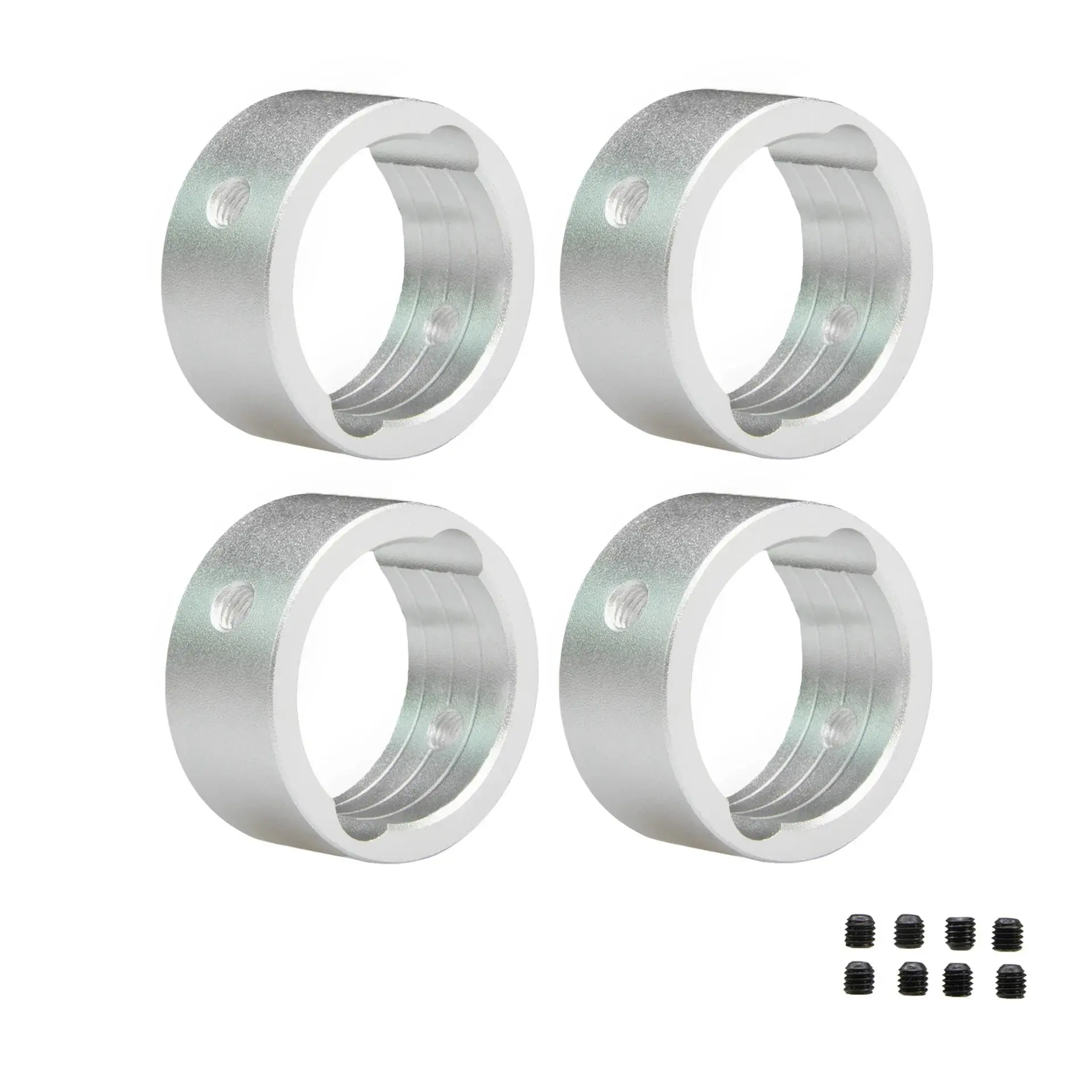 Aluminum Alloy Drive Cup Sleeves Enhancement Ring Set for 1/5 X-MAXX 8S 1/6 XRT 8S 1/10 E-Revo 2.0 replace TRA 7754 7754X