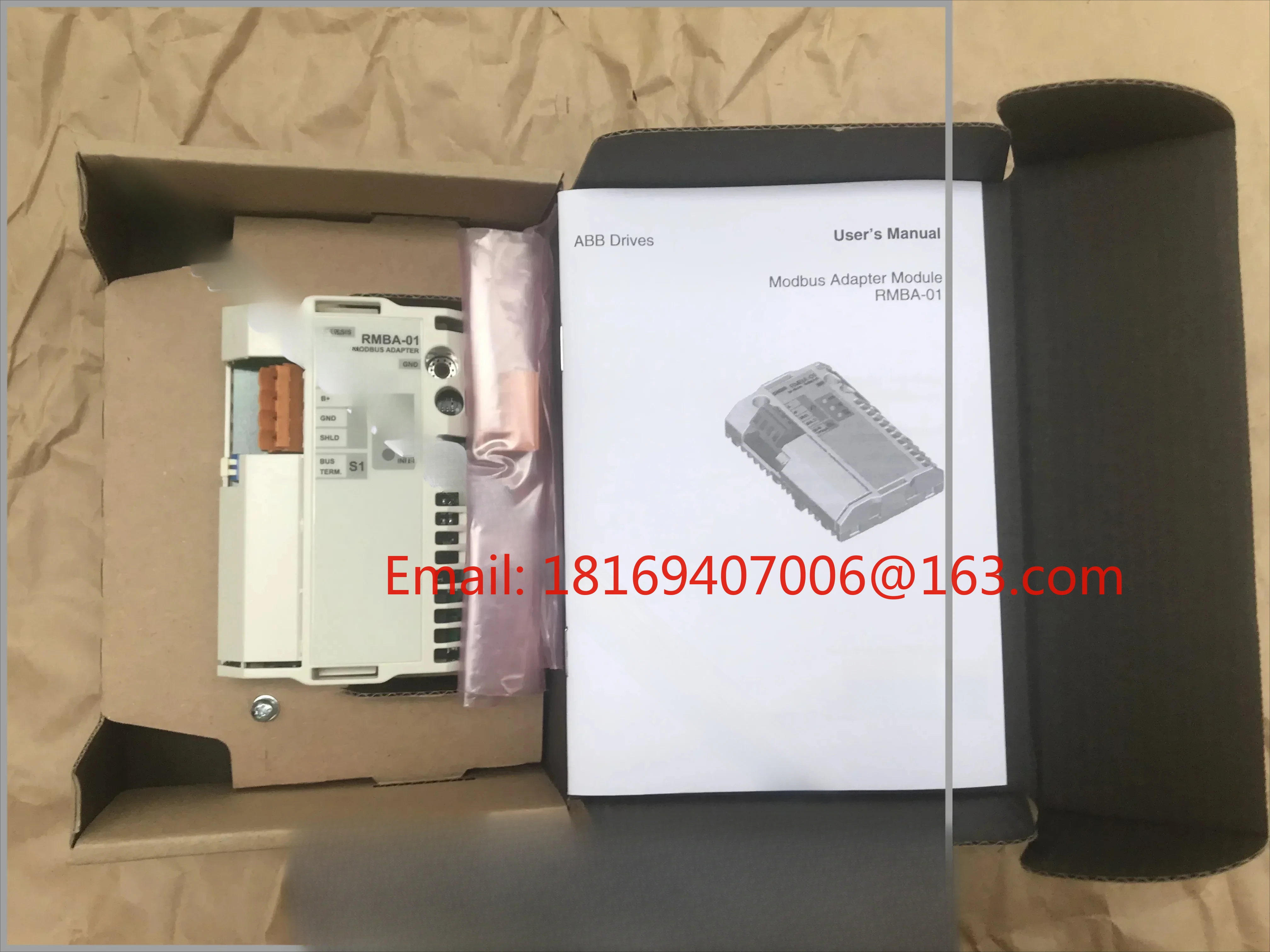 ABB ACS800 frequency converter Modbus communication adapter module RMBA-01