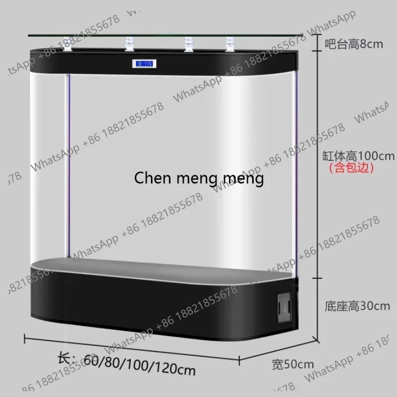N138Fish Tanks Shrimp quarium Floor Ecology Entrance Hall New Style Hotel quarium Simplicity Luxury Home Furniture cquario