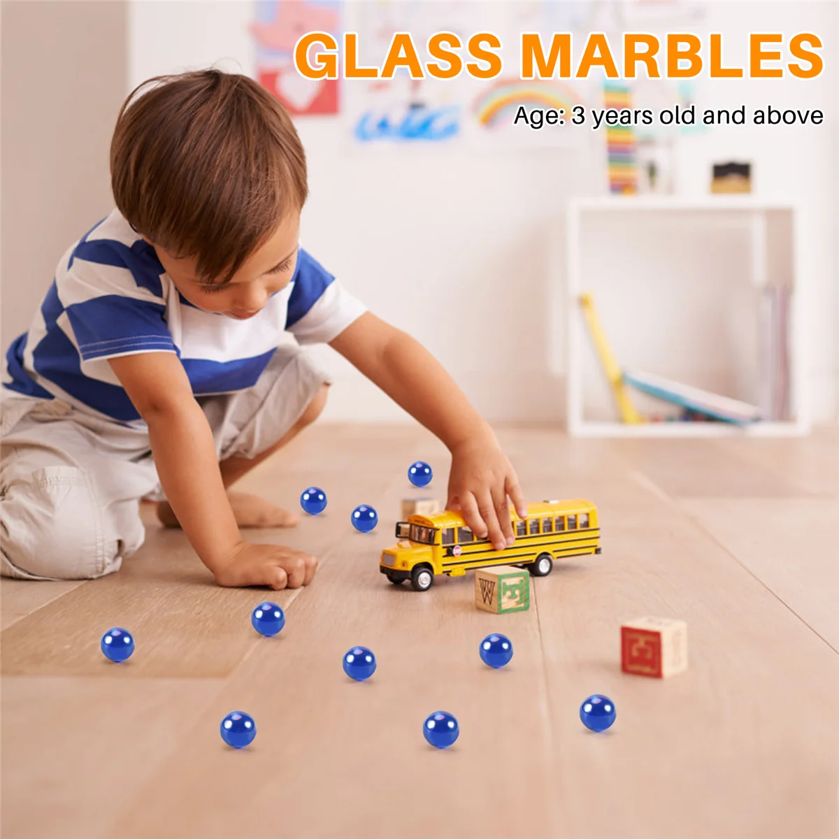 كرات رخامية زرقاء داكنة ، 16 ks ، kicker ، لعبة ديكورية ، 10