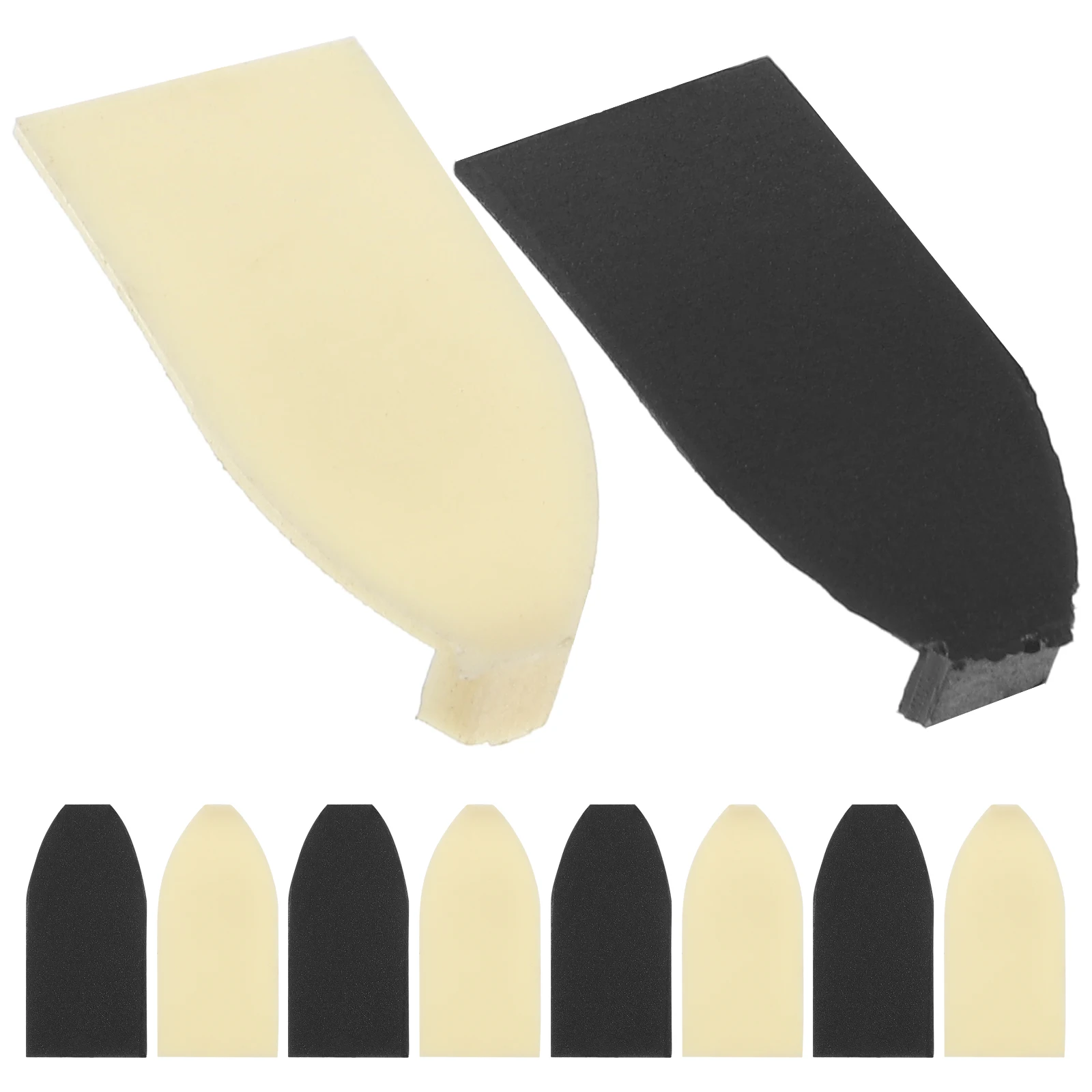 

10pcs Violin Bow Accessories Black White Tips Cello Fittings Plates Parts Stringed Instruments Violinist Gift Durable Easy