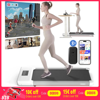 15.55*35.43 Run Area Inch 3 in 1 Portable 300 Lbs Treadmill with Remote Control LED Display 2.5 HP Quiet Walking Jogging Machine