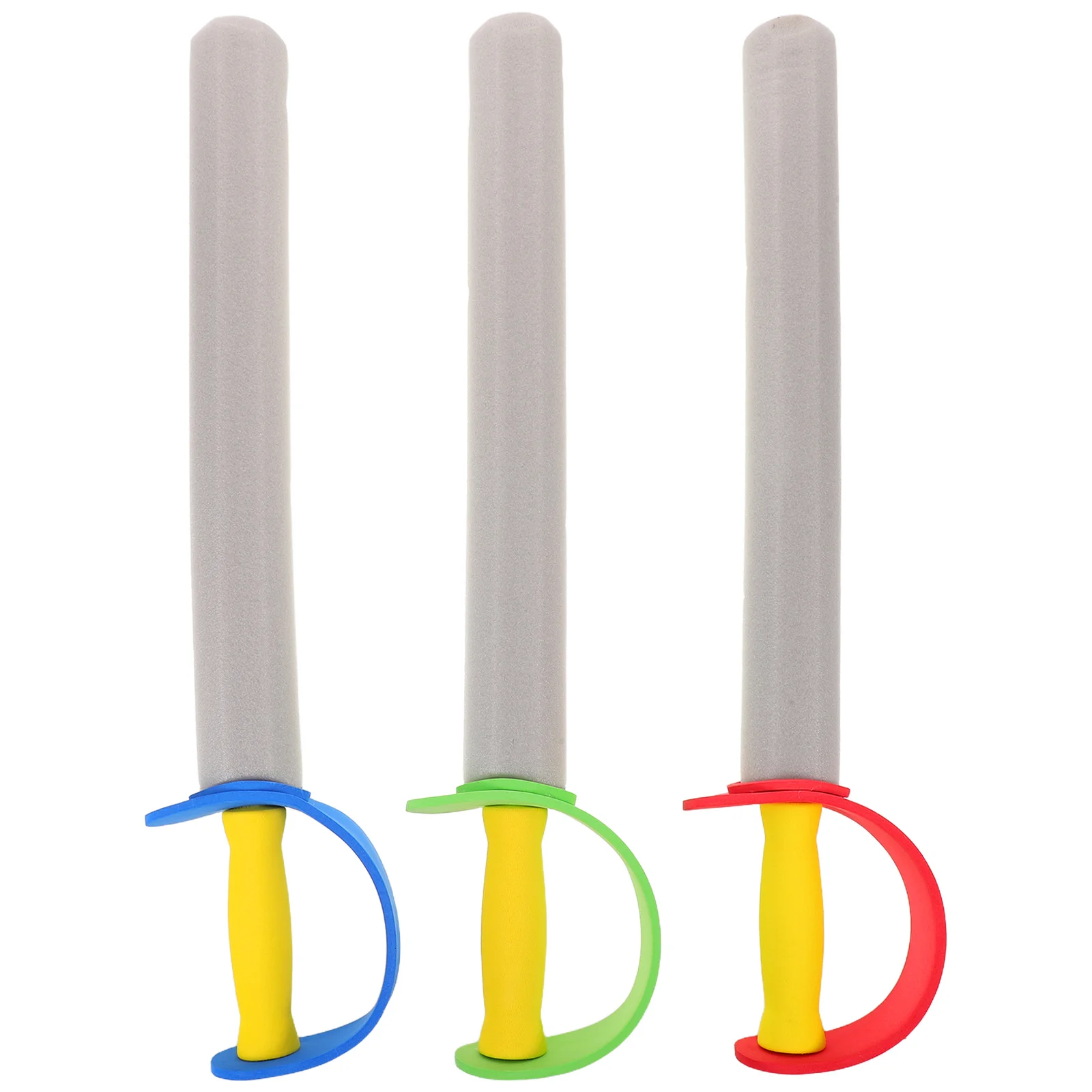 3 Stücke Kinder Schaum Schwerter Eltern Genehmigt Frieden des Geistes Fechten Ausbildung Schwert Requisiten Halloween Cosplay Party Schäume Schwert