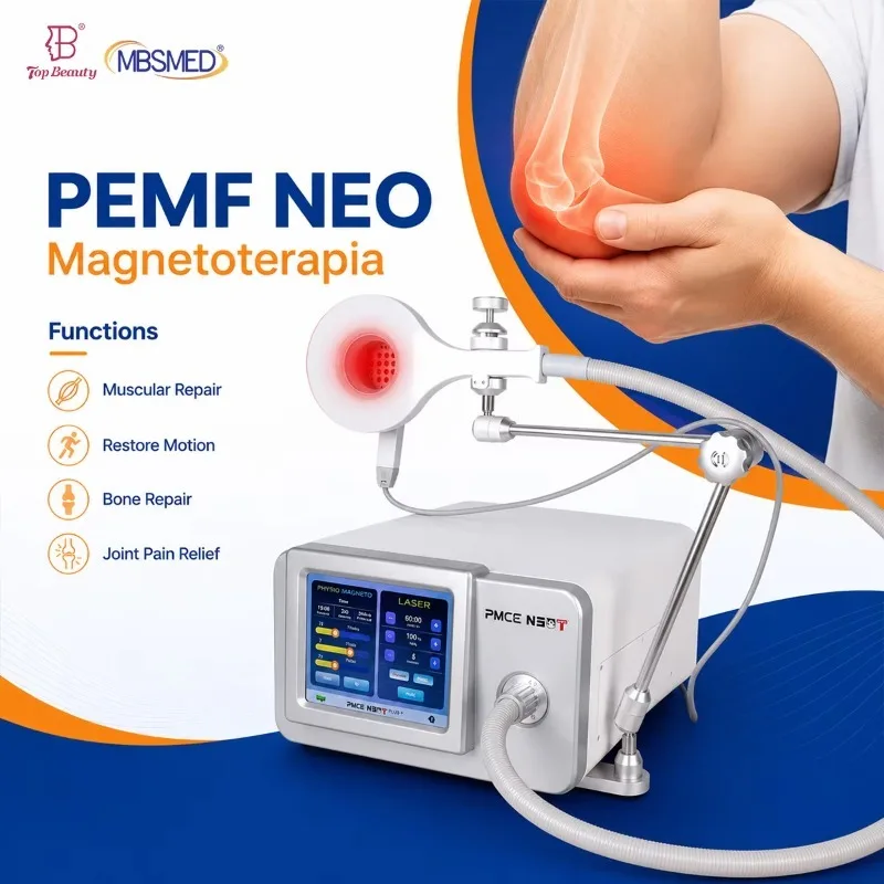 2 in 1 Professional Physio Infrared Magneto PEMF Therapy Equipment Magnetic Therapy Machine for Rehabilitation