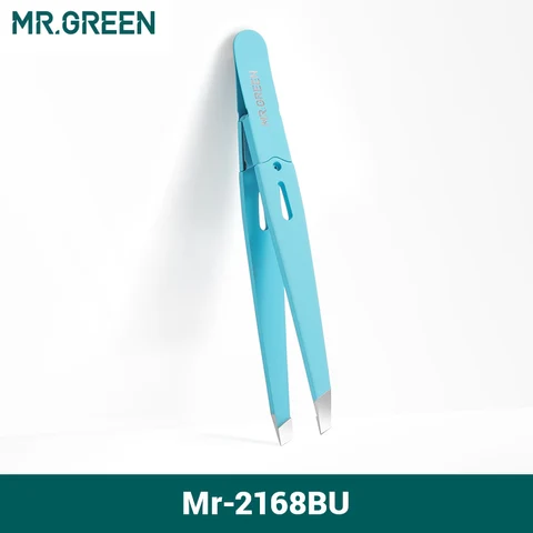 Пинцет для бровей MR.GREEN с антискользящим покрытием — фото товара