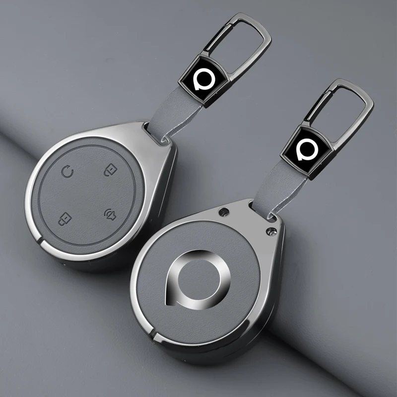For Great Wall Cannon Orshanhai POER Truck GWM P Series Pickup 2023 Key Case Zinc Alloy Leather Car Key Key Case Case