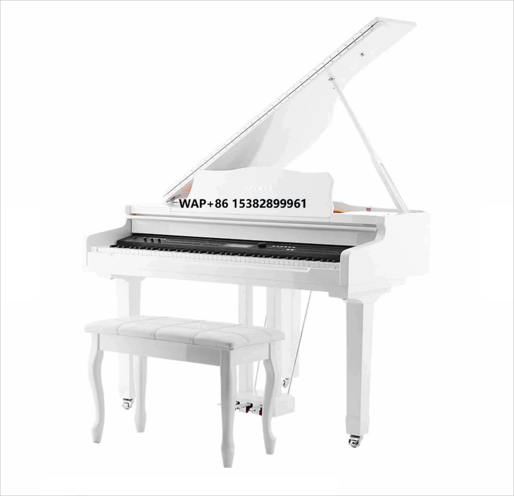 Custom 88 Keys Baby Grand Digital Piano in White, Accept Piano OEM