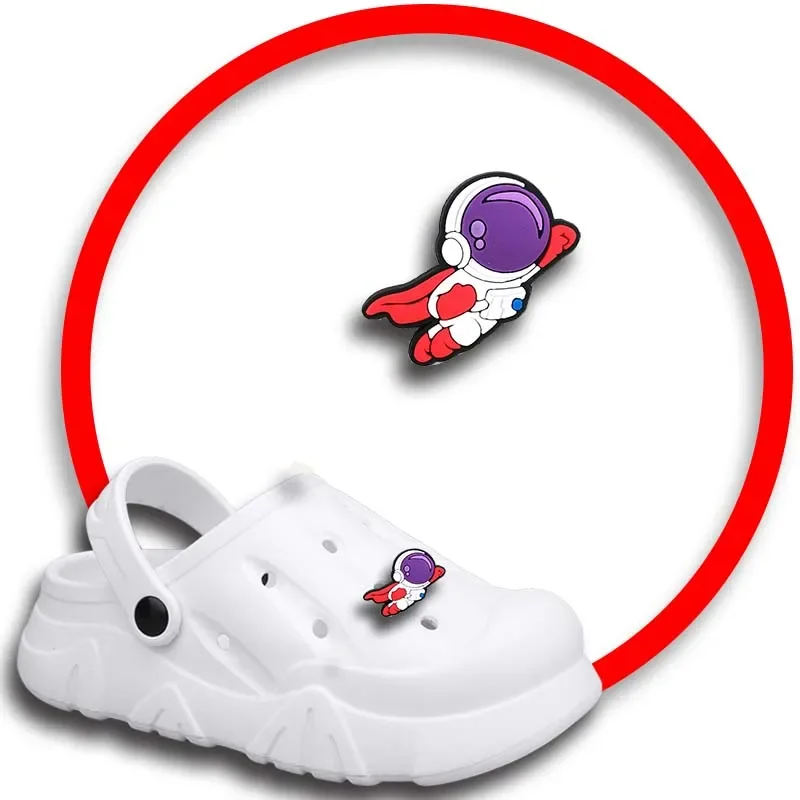 Space Aliens Shoe Charms for Crocs Sandals Women Clogs Pins Shoe Decorations Accessory Men Badges Girls Kids Shoes Accessories