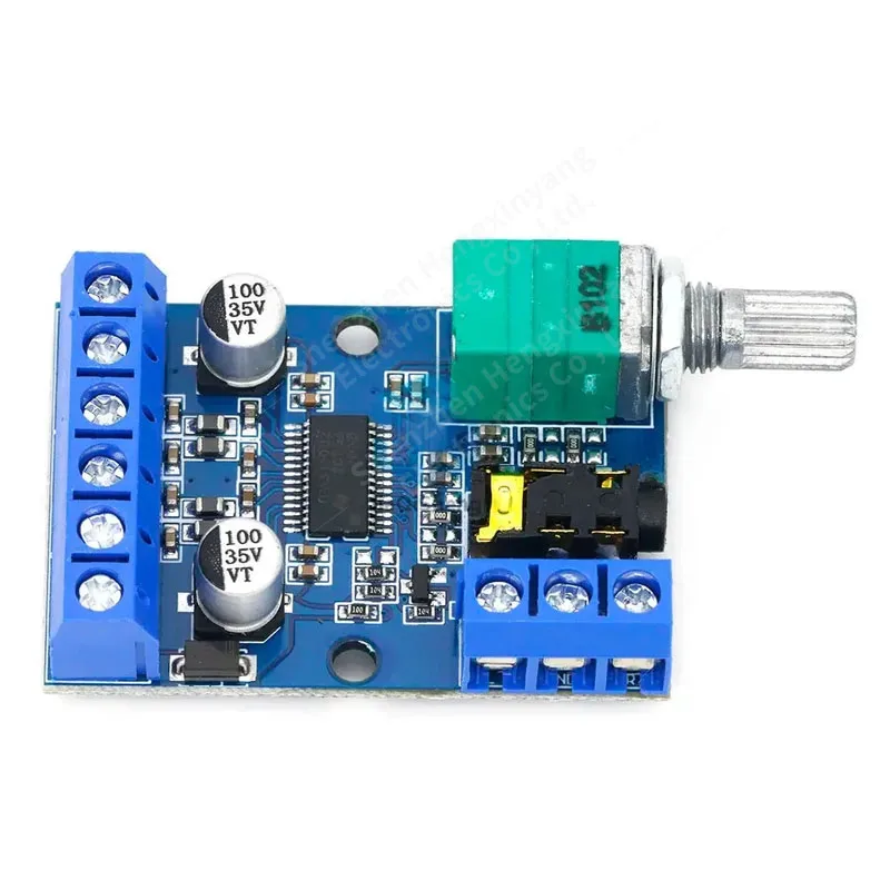 DY-AP3015 DC 8-24V 30W * 2 Class D Dual Channel High Power Stereo Digital Amplifier Board with Adjustable Volume Potentiometer