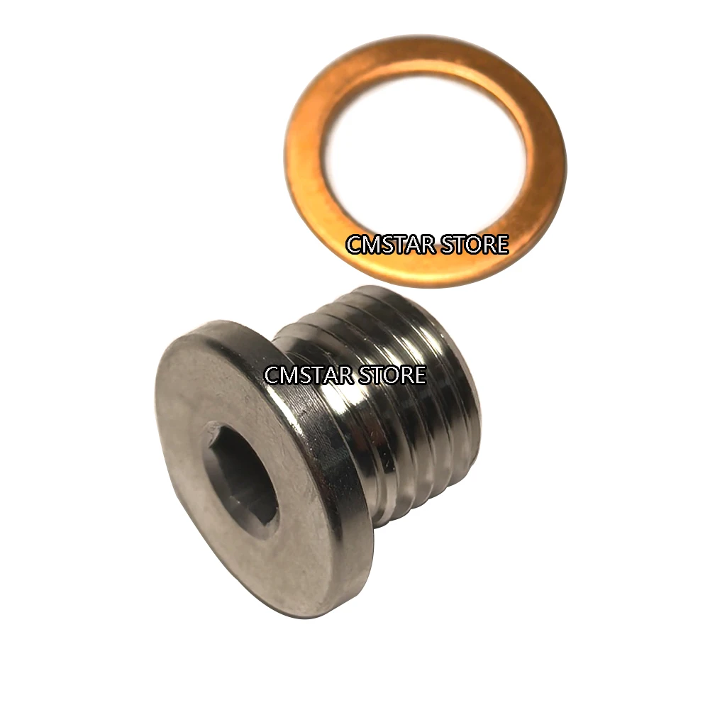 For Polaris RZR ACE Sportsman Scrambler Ranger 570 800 850 900 1000 5812232 Crankcase Engine Oil Drain Plug Washer M12*1.5