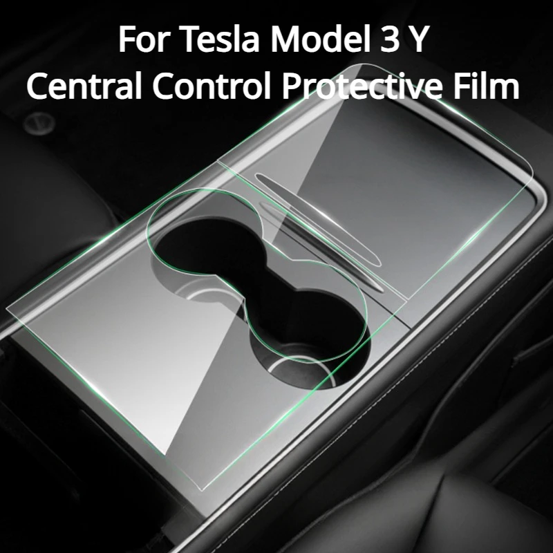 

For Tesla Model 3 Y Central Control Protective Film Center Console Panel Anti-scratch Sticker TPU Film Car Accessories 2021-2023