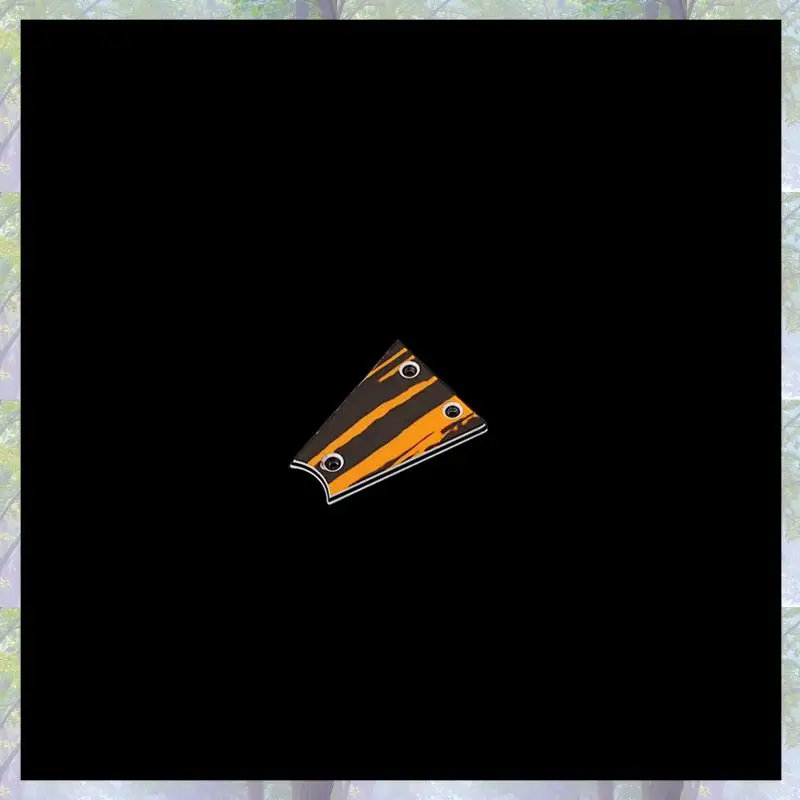 3 رقائق مثلث الغيتار الجمالون غطاء قضيب 3 حفرة الجمالون قضيب لوحة لقطع غيار الغيتار الكهربائي باس