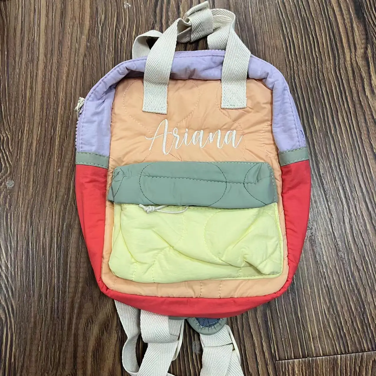 Bolsa de ombro leve infantil, bolsa pré-escolar para crianças, mochila personalizada com nome, nova