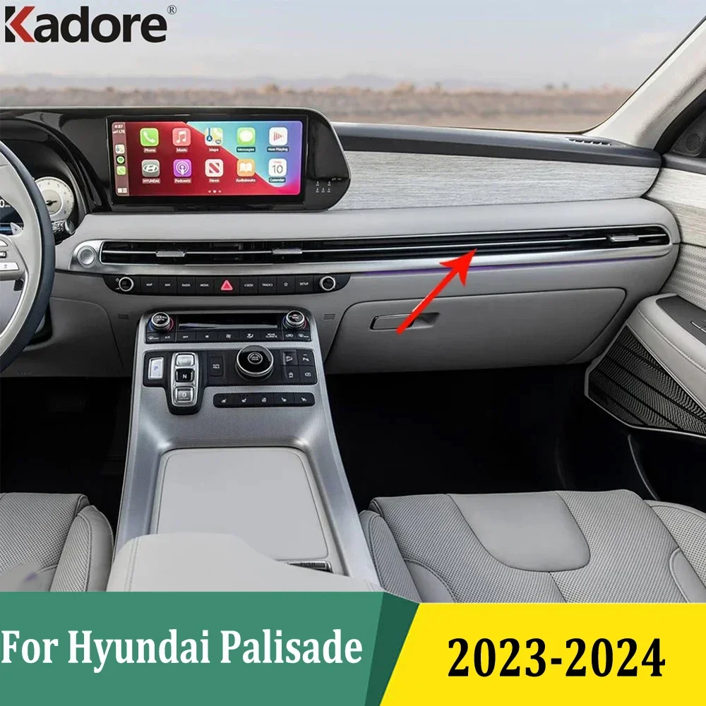

Передняя Крышка вентиляционного отверстия кондиционера для Hyundai Palisade 2023 2024, отделочная рамка, аксессуары для салона автомобиля