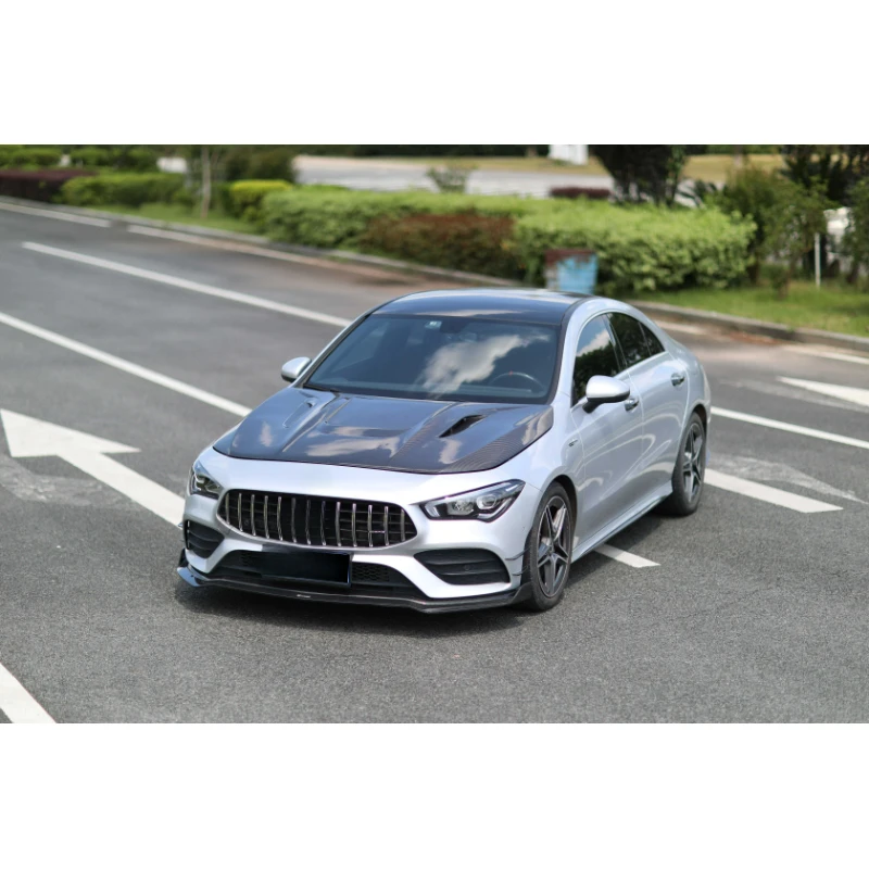High Quality Glossy Light‑weight High‑Strength Dry Carbon‑Fiber Engine Hood Bonnet, Easy‑install Auto Modification Accessories
