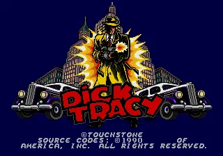 Игровая карта Dick Tracy 16bit MD для Sega Mega Drive для Genesis