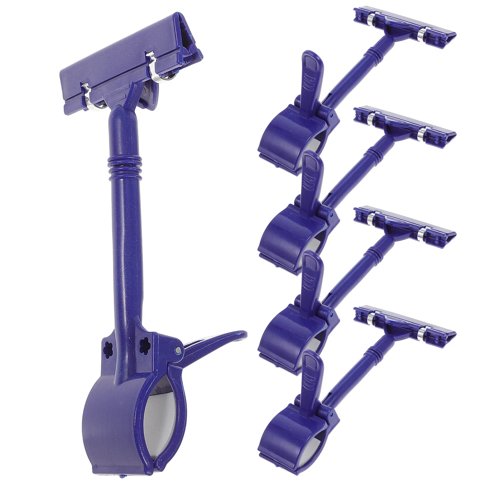 5 قطعة مقاطع الإعلان مقاطع تسجيل بلاستيكية لعلامات الأسعار عرض حامل بطاقة البضائع رف التسمية حامل لوازم متجر البيع بالتجزئة #3