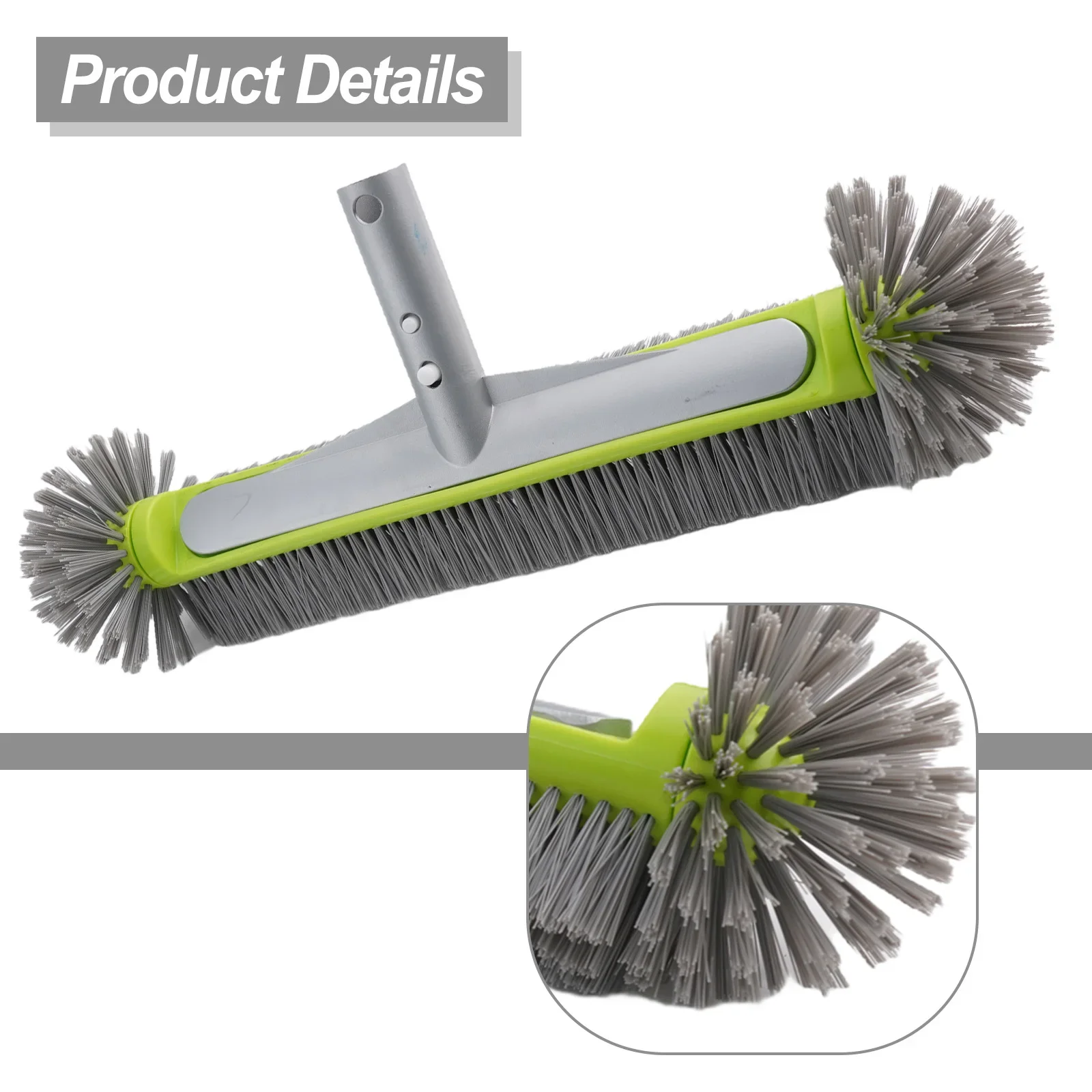 

High Quality Cleaning Brush Head Pool Brush Head For Cleaning Pool Walls For Swimming Pool Heavy-duty 1 Pieces