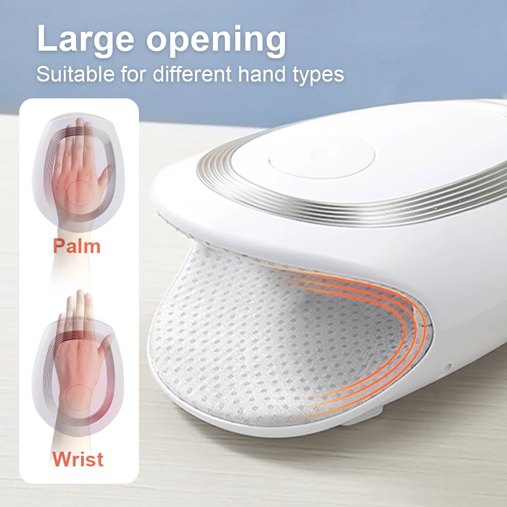 Hand Massager with 3 Modes,2 Gear Vibration Air Compression Massage for Hand Palm Fingers for Carpal Tunnel,Stress Hand Relief