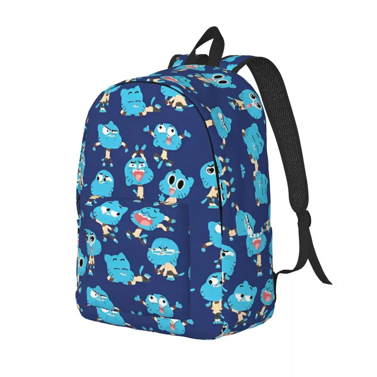 Gum Ball Pixel Art for Men Women Student School Bookbag Comedy The Amazing World Of Gum Ball Daypack Middle High College Travel