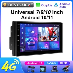 Universal 7 9 10″ 2 din Android 12 Car Radio Multimedia Video Player For Nissan Kia Honda Toyota Volkswagen 4G DSP Carplay Auto