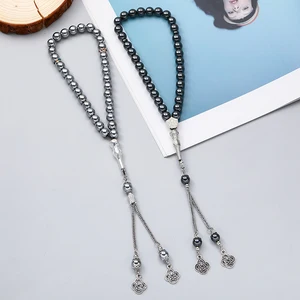 Tasbih Batu Hematit Alami Meningkatkan Sirkulasi Darah Misbaha 33 Manik-manik Gelang Muslim Hadiah Islami Aksesori Perhiasan Turki 10 tasbih muslim penjualan terbaik - №