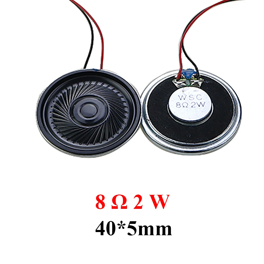 2 шт. ультратонкий динамик 8/32 Ом 0,5 Вт/1 Вт/2 Вт, диаметр 20 мм, 23 мм, 26 мм, 32 мм, 36 мм, с разъемом MX1.25, длина провода 15 см