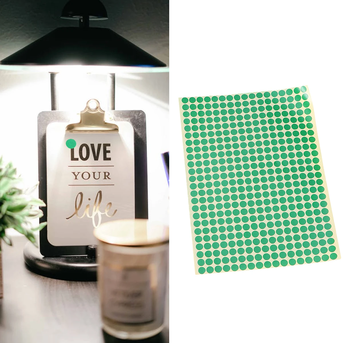 

16 Pcs Circle Dot Labels Bright Color Sticker Dots Mixed Colors Writable Pen Easy Remove Adhesive Office School Supplies