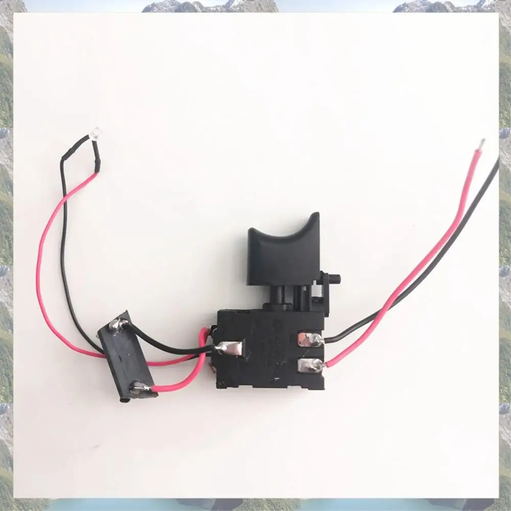 

Электрическая дрель 2025 Trend 2, пыленепроницаемая кнопка управления скоростью, триггерный переключатель постоянного тока 7,2-24 В, беспроводной переключатель электрической дрели