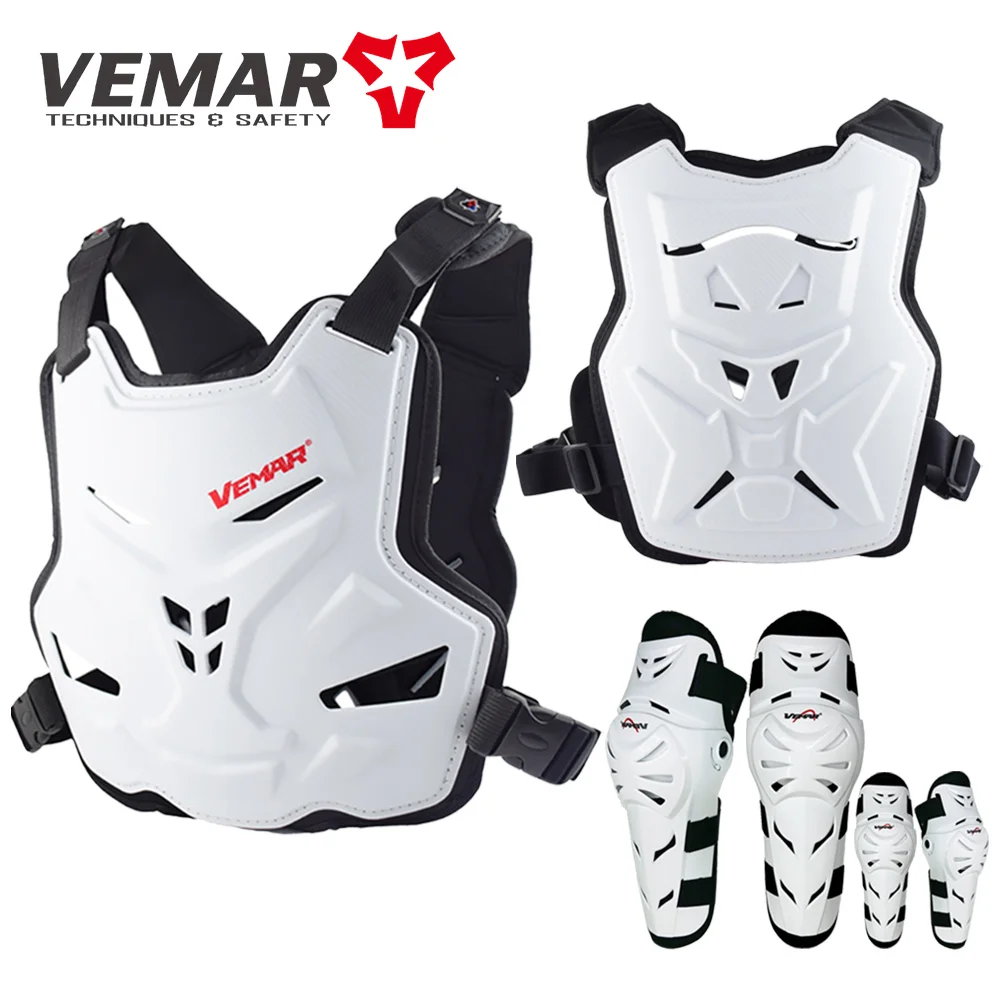 VEMAR Motorcycle Armor Motorcycle Vest Motocross Moto Vest Men Women Back Chest Protector Guards Body Armor Protective Gear Knee