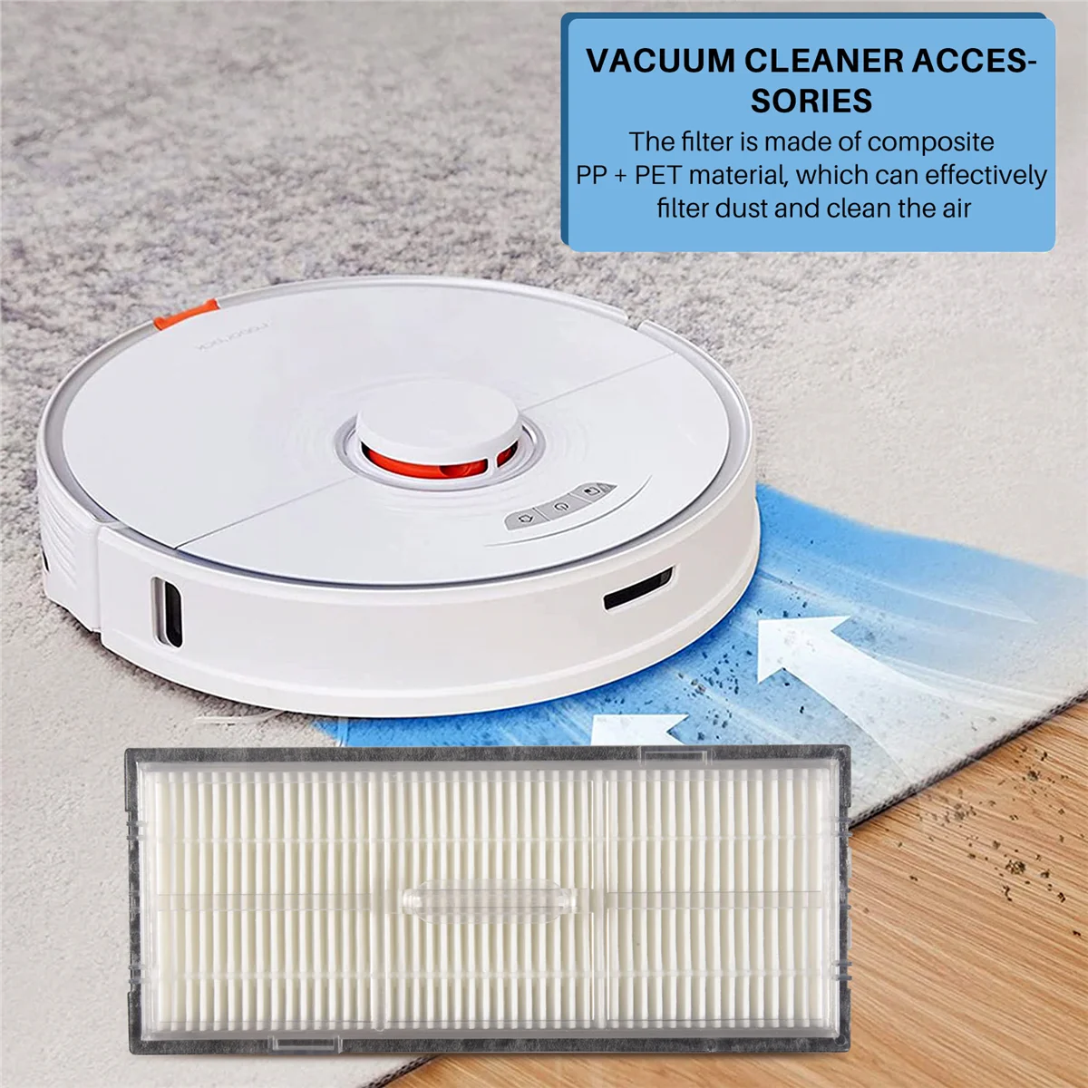 Kit d'accessoires pour aspirateur robot, brosse latérale principale, tampons de vadrouille, Hepa Pound, S7 Plus, T7S, T7S Plus