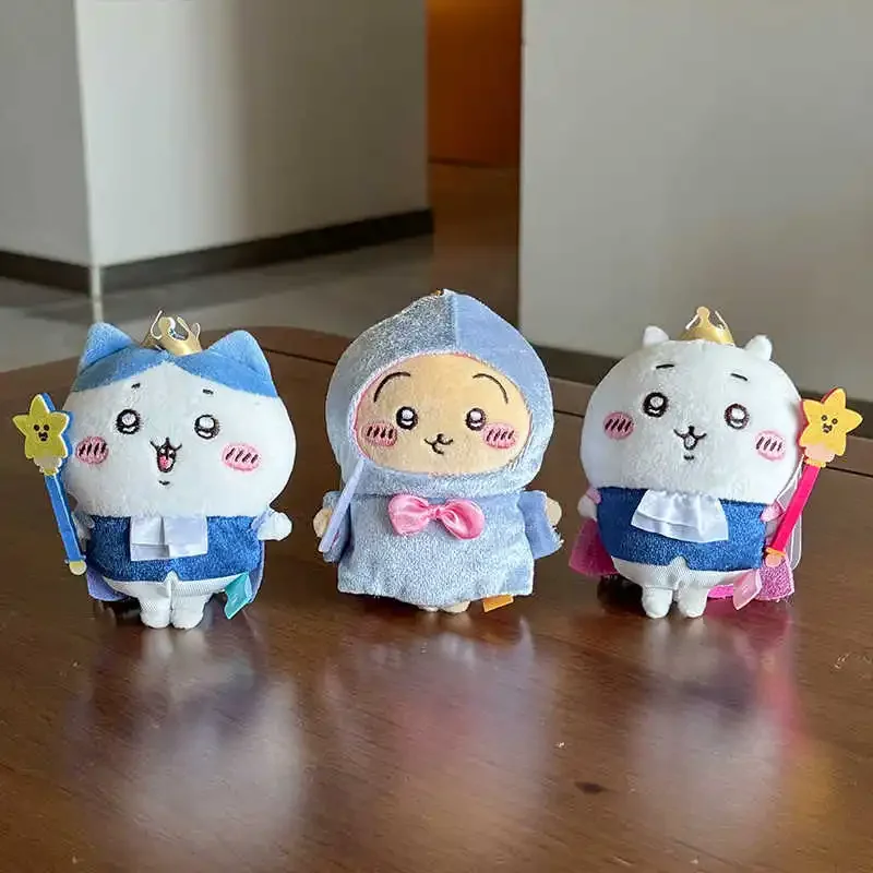 Cumpleaños limitado Chiikawa Hachiware muñeco de peluche Anime Kawaii Usagi Hada levadura llavero chica bolso colgante decoración regalo de vacaciones