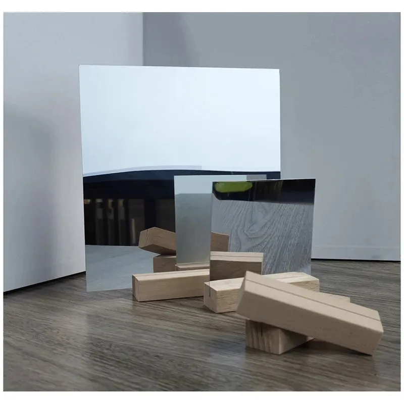 

Mirror Surface Aluminum Plate 86% Reflectivity 0.3-1mm 200x200mm 300x300mm DIY Craft