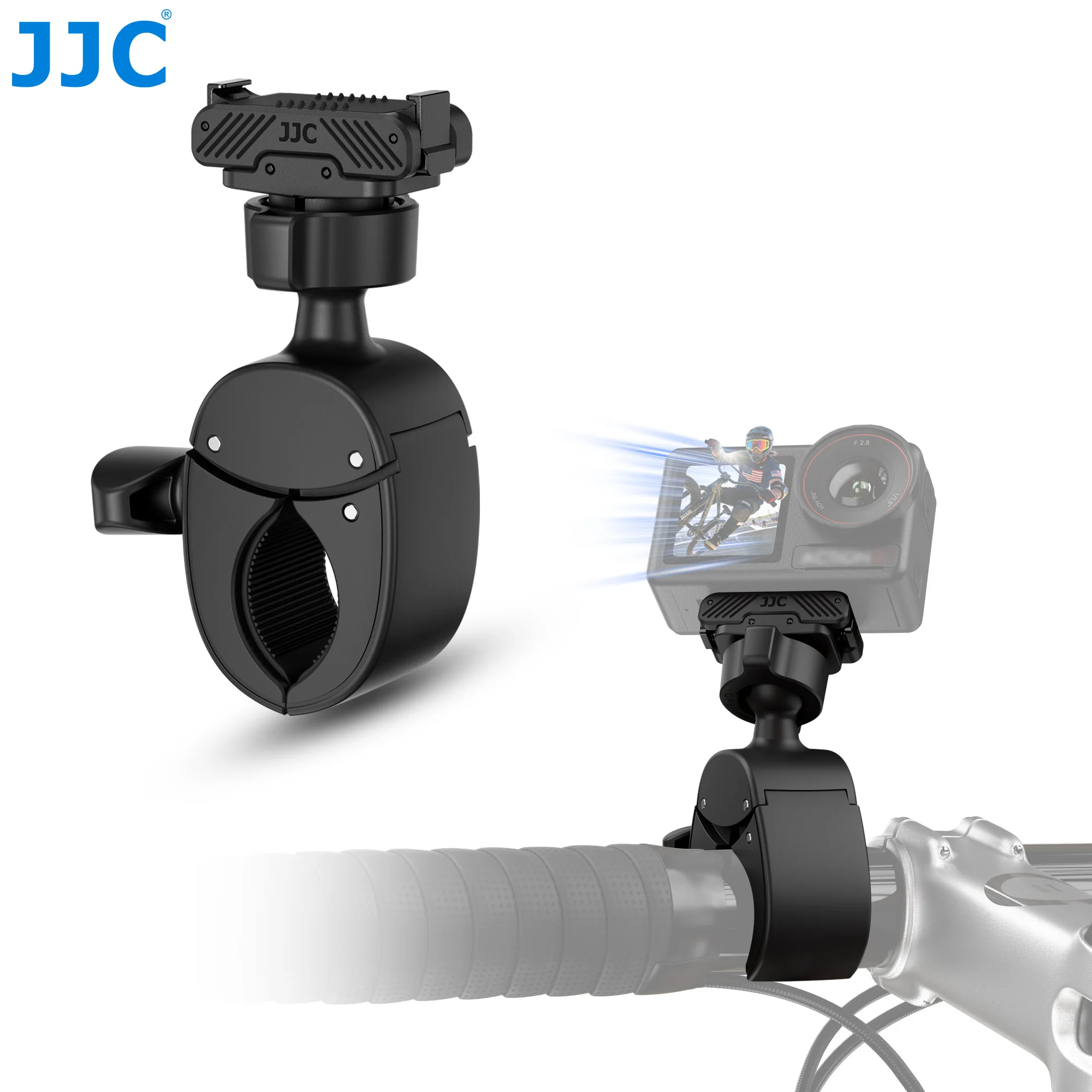 

JJC Handlebar Bike Mount For DJI Osmo 360 Action 6 5 Pro 4 3 Accessories Motorcycle Clamp Mount W Magnetic Quick Release Adapter
