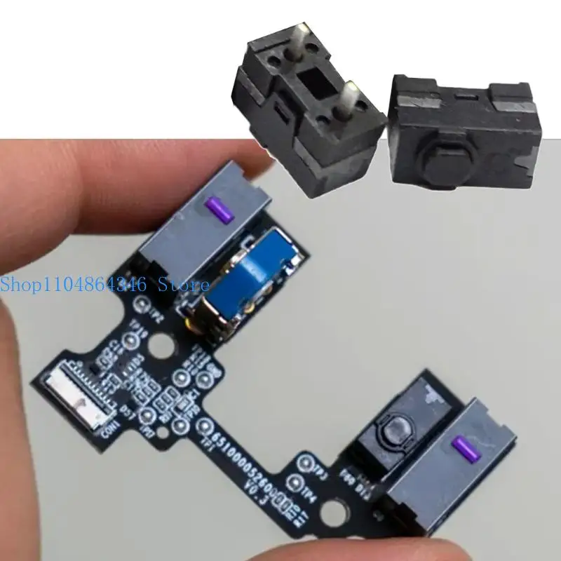 652F 70GF Mouse Switches Scroll Wheel Middle Button 2Pin For Gaming Mouse Microswitch High Sensitivity