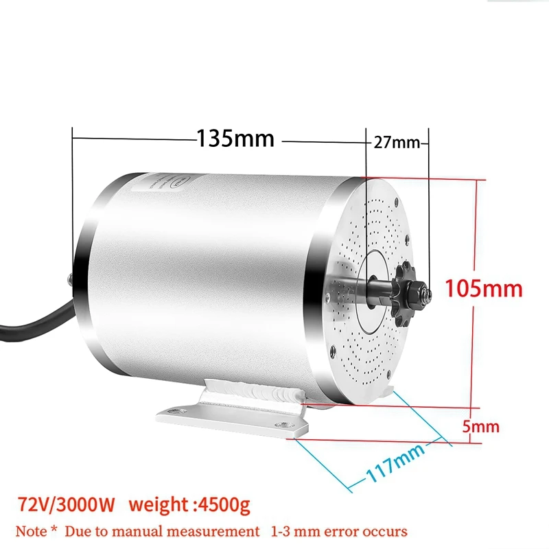 Ebike Motor 48v Brushless Motor 2000w Bike Engine Kit Electric Scooter Motor 3000w Electric Scooter Motor 1000w