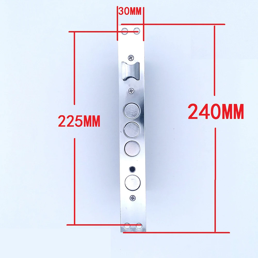 Universal Security Mortise Entry Door Lock Body Hardware Anti-theft Gate Lock Fitting Size 30 Round Latch