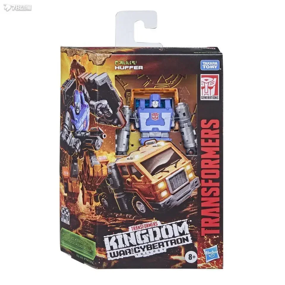 In Stock HASBRO  War For Cybertron KingDom WFC-K16 Huffer Action Figure Hobby Model Collection Toy Gift