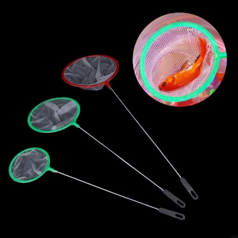 Aquarium Fishing Net 3 4 4.5 Inch Diameter Fine Mesh Small Catching for Nets with Comfort Handle for Mini Fish