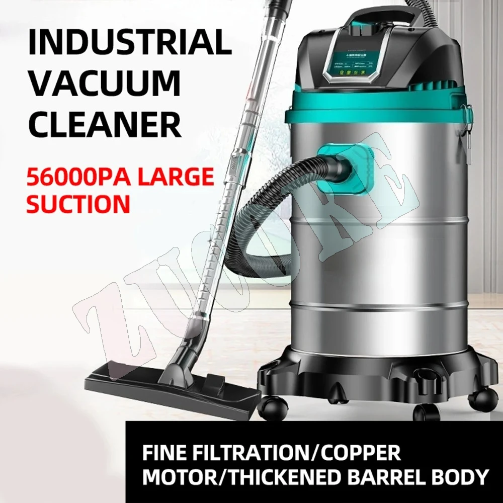 Industry Vacuum Cleaner Large Suction Commercial Hand Held Electric Wet and Dry Nettoyage Maison Hogar Inteligente