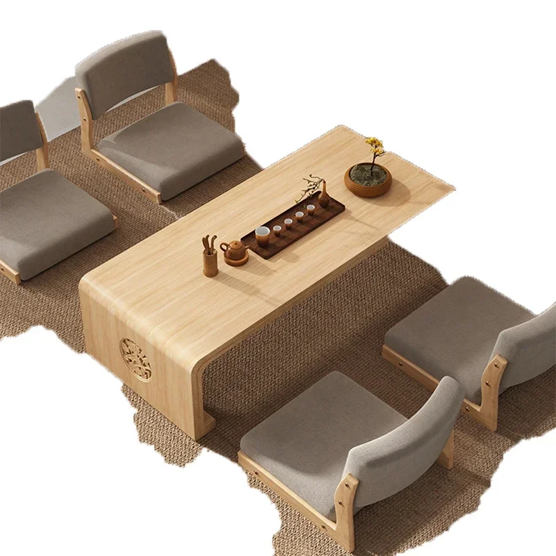Modern Small Table for Living Room for Bedroom Adjustable Feet Space Saving Anti-Tip Design Scratch Resistant Load Bearing