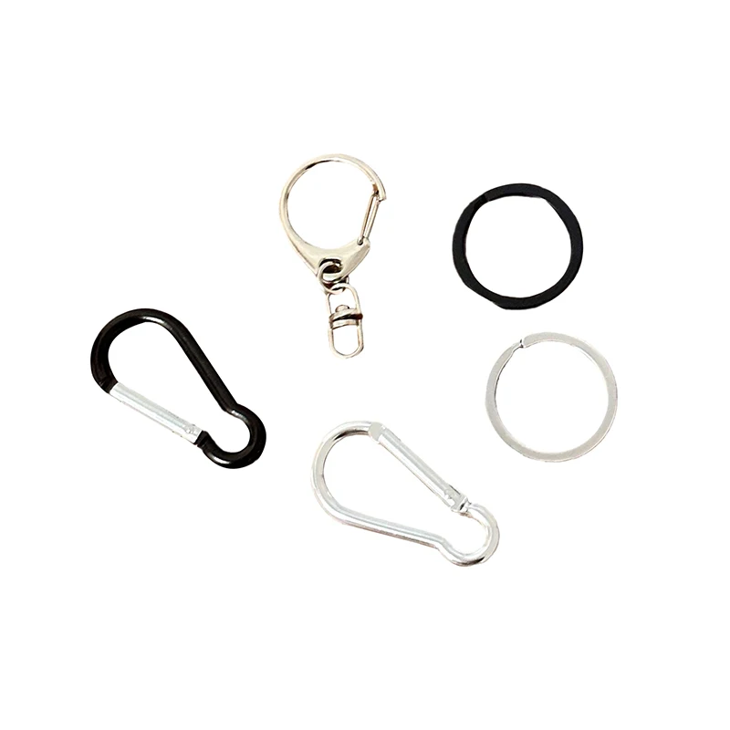 2/3PCS Backpack Camping Hiking Traveling Accessories Metal Outdoor Star Shaped Spring Locking Carabiner Clip Keychains