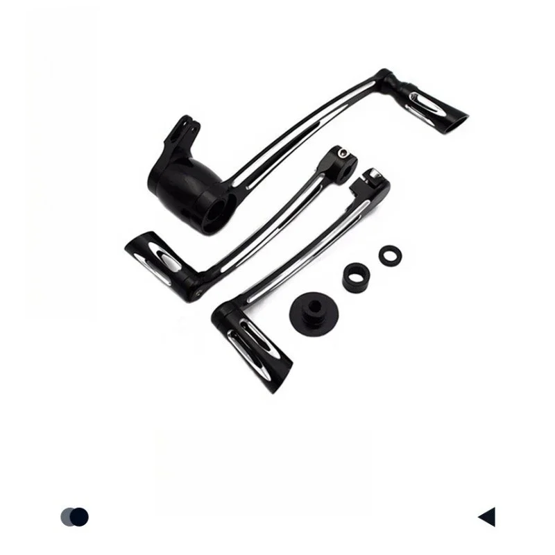 TRD para Harley Touring Road King Electra Street Glide 2008-2019 palanca de cambio de talón de motocicleta con clavijas de palanca Pedal de brazo de freno