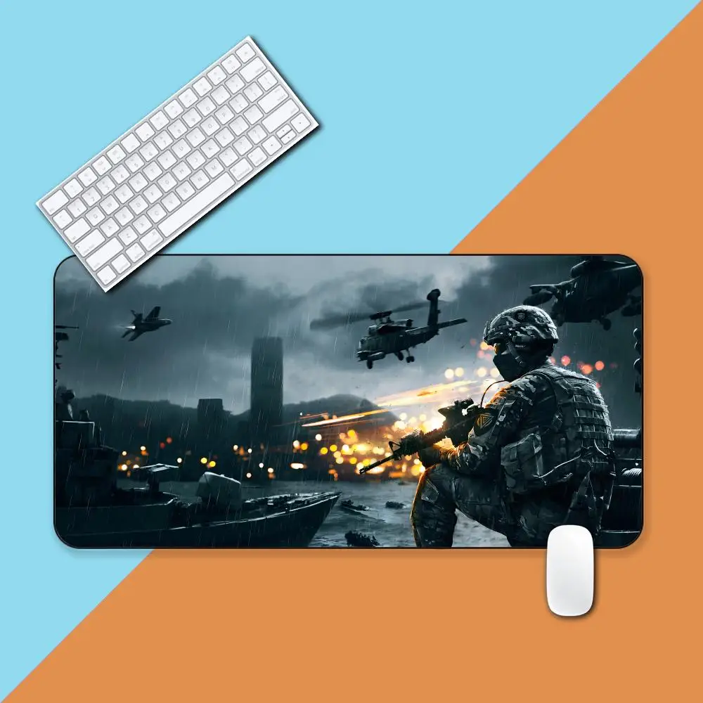 Fashion Game Battlefield Mouse Pad Mouse Pad Rubber Computer Laptop Official Colored Print Aesthetic Pretty Popular Luxury Mat