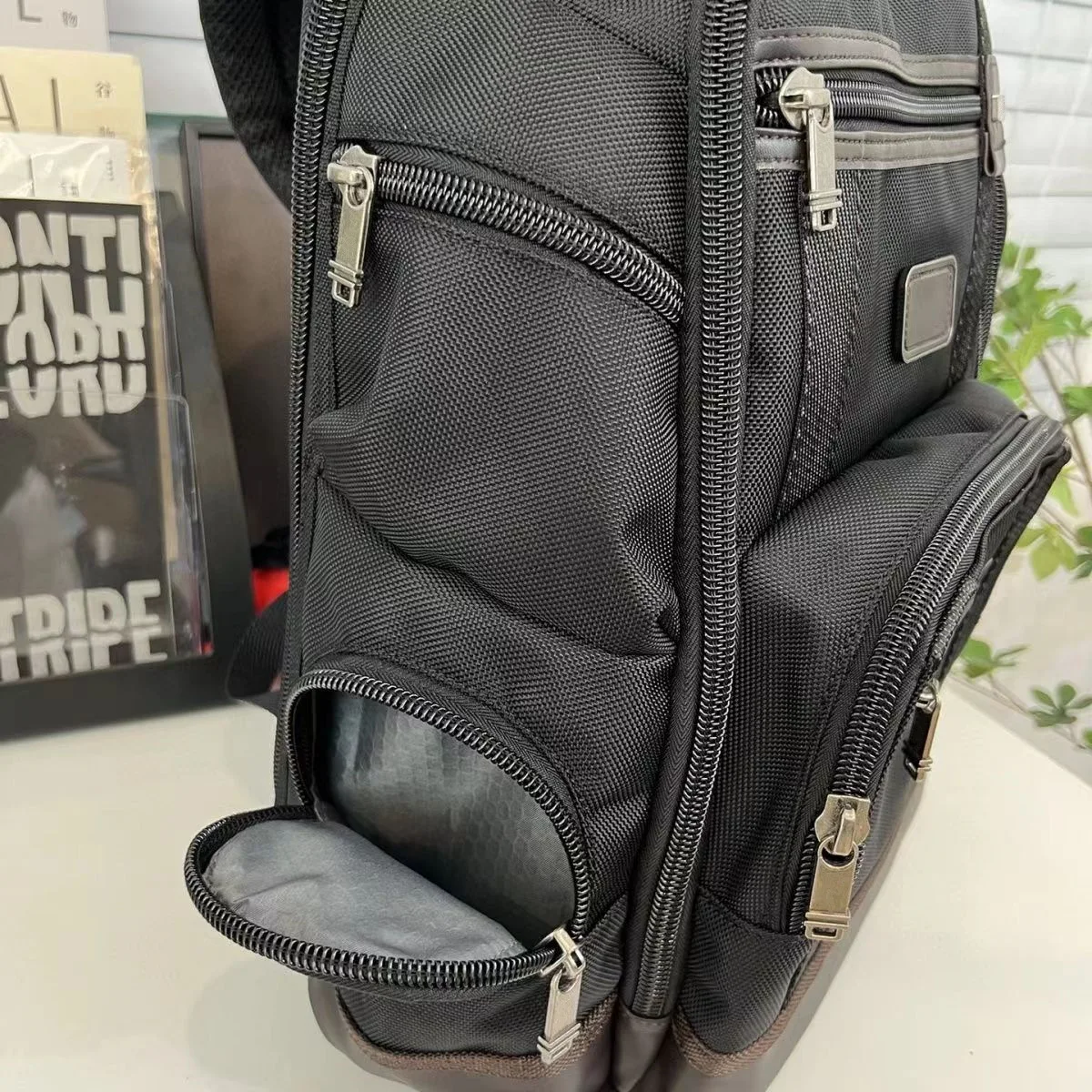 Nylon Backpack Men's Casual Business Travel Computer Bag Waterproof Double Shoulder Fashionable Bag for Youth 15 Inch Laptop