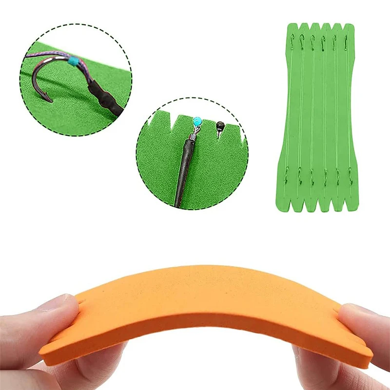 10Pcs Fishing Foam Spools Fishing Line Winding Board Rig Holder Fishing Line Accessories Rig Winders Random Colour image 4