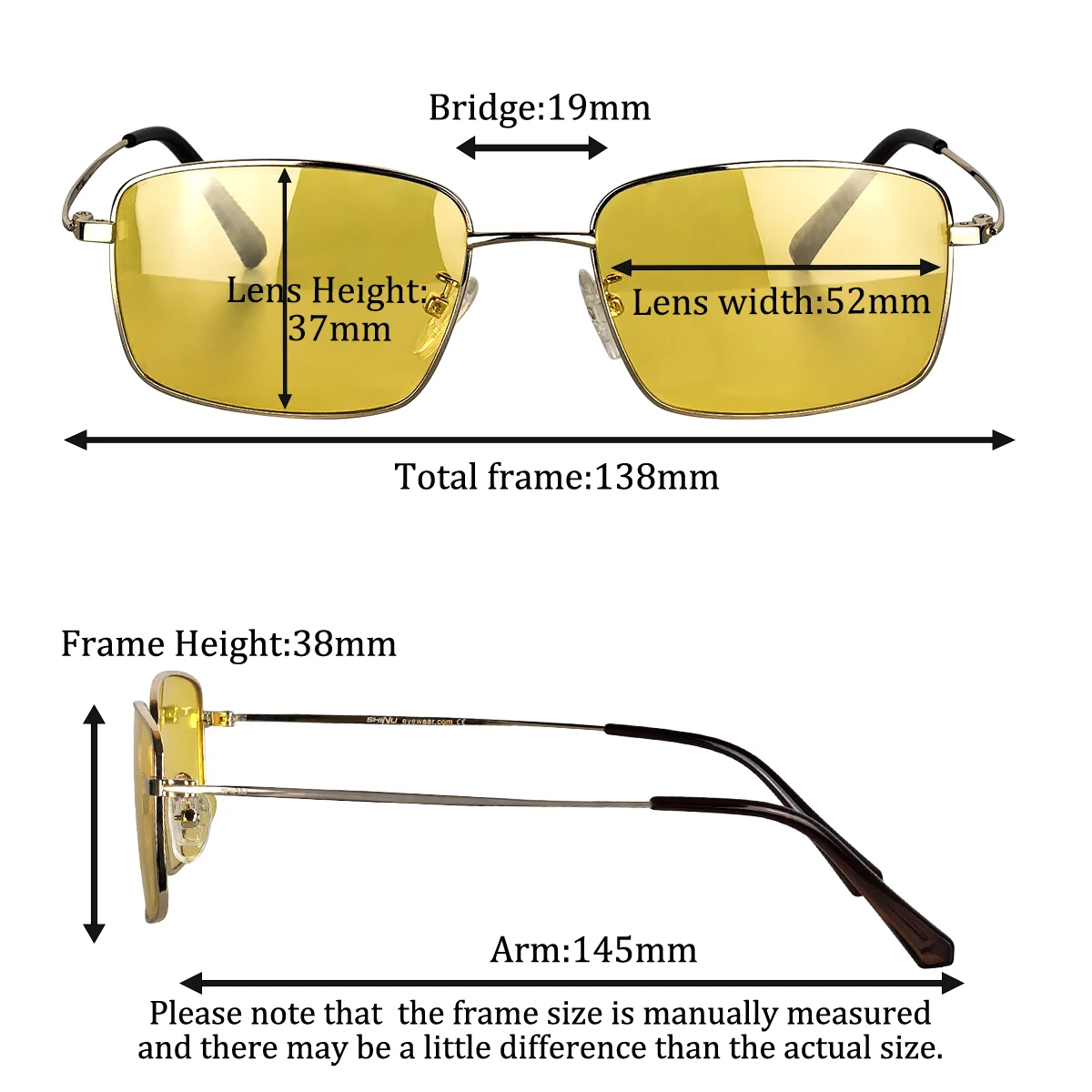 Picture 3: Yellow Lens Sunglasses Y2k Polarized Sunglasses Men Night Vision Glasses for Driving Night Anti-glare Driving Glasses Man