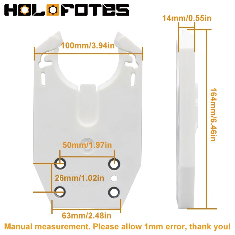 6pcs ISO40 Tool Holder Claw Clips ABS Flame Proof Rubber for CNC Machine ATC Spindle ISO40 CNC Milling Cutter Tool Holder Clamps